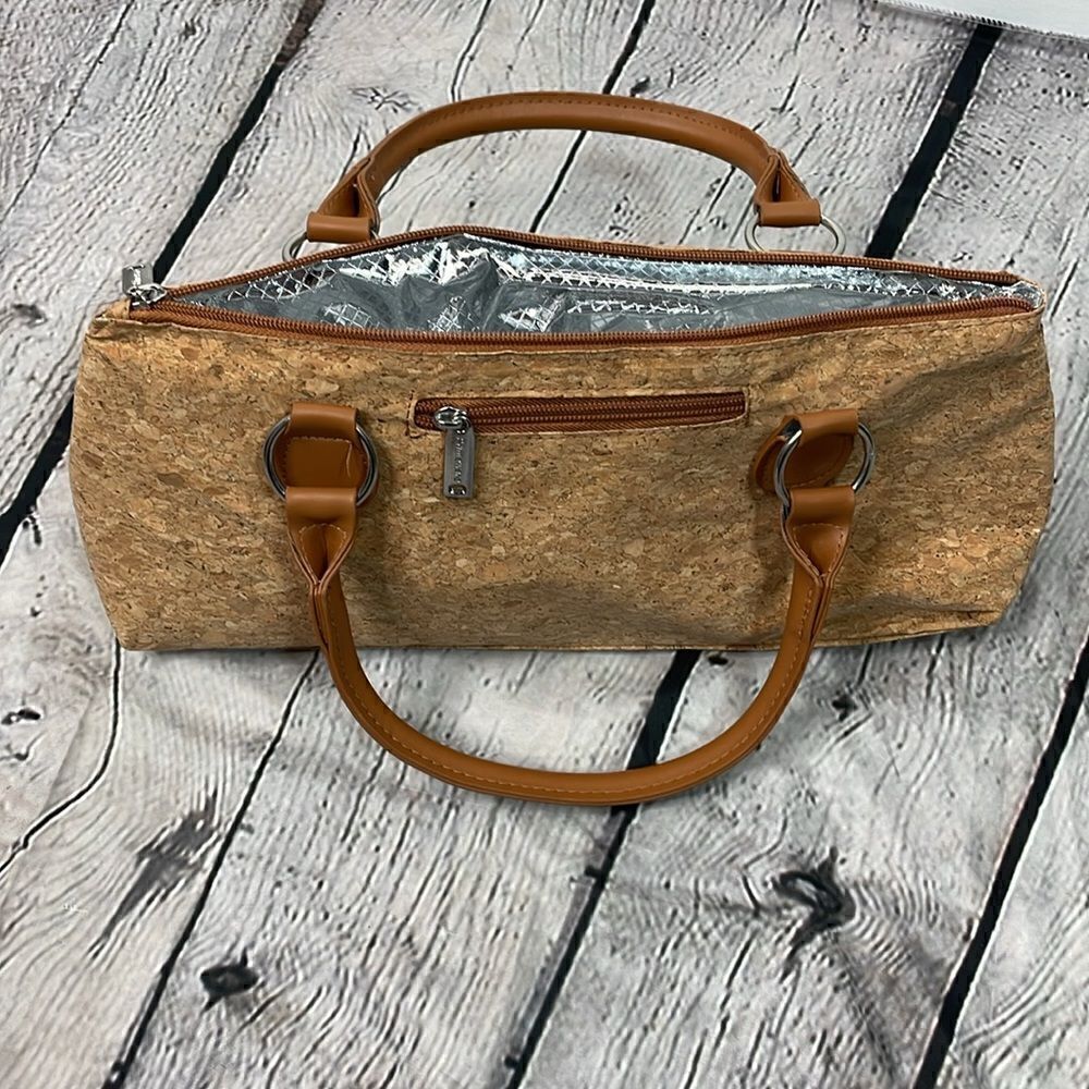 Primeware Cork Insulated Wine Clutch Classic Sassy